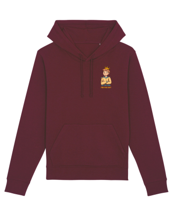 I`M TOO COOL FOR THIS SH*T - print 1 lateral Burgundy