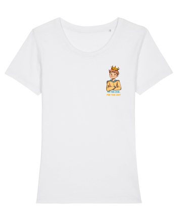 I`M TOO COOL FOR THIS SH*T - print 1 lateral White