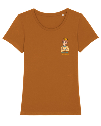 I`M TOO COOL FOR THIS SH*T - print 1 lateral Roasted Orange