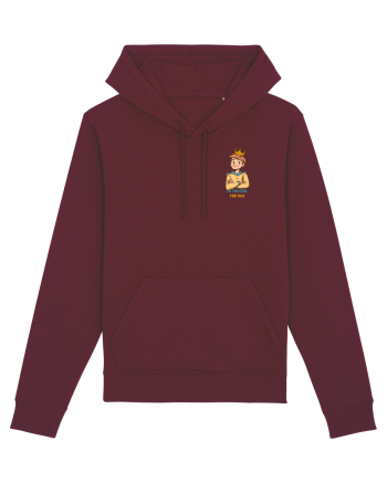 I`M TOO COOL FOR THIS - print 1 lateral Burgundy