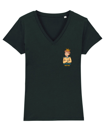 I`M TOO COOL FOR THIS - print 1 lateral Black