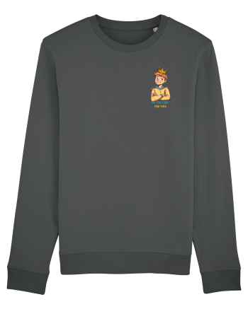 I`M TOO COOL FOR THIS - print 1 lateral Anthracite