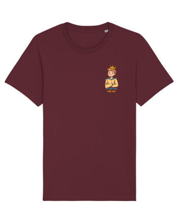 I`M TOO COOL FOR THIS - print 1 lateral Burgundy