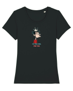 I`M TOO COOL FOR THIS - print 2 Tricou mânecă scurtă guler larg fitted Damă Expresser