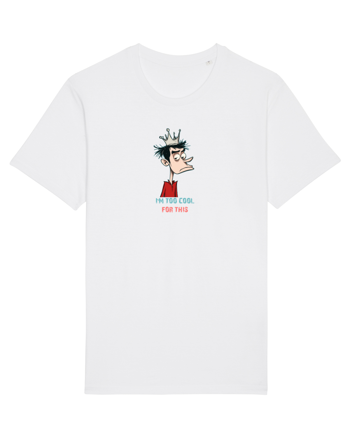 Tricou mânecă scurtă Unisex Rocker White