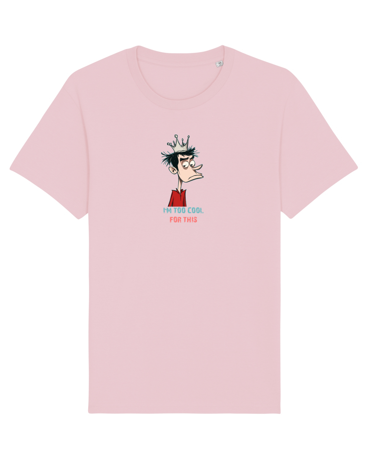 Tricou mânecă scurtă Unisex Rocker Cotton Pink