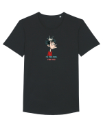 I`M TOO COOL FOR THIS - print 2 Tricou mânecă scurtă guler larg Bărbat Skater