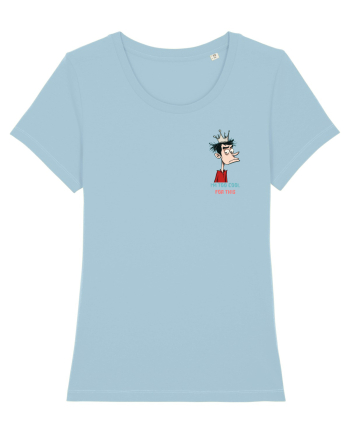 I`M TOO COOL FOR THIS - print 2 lateral Sky Blue