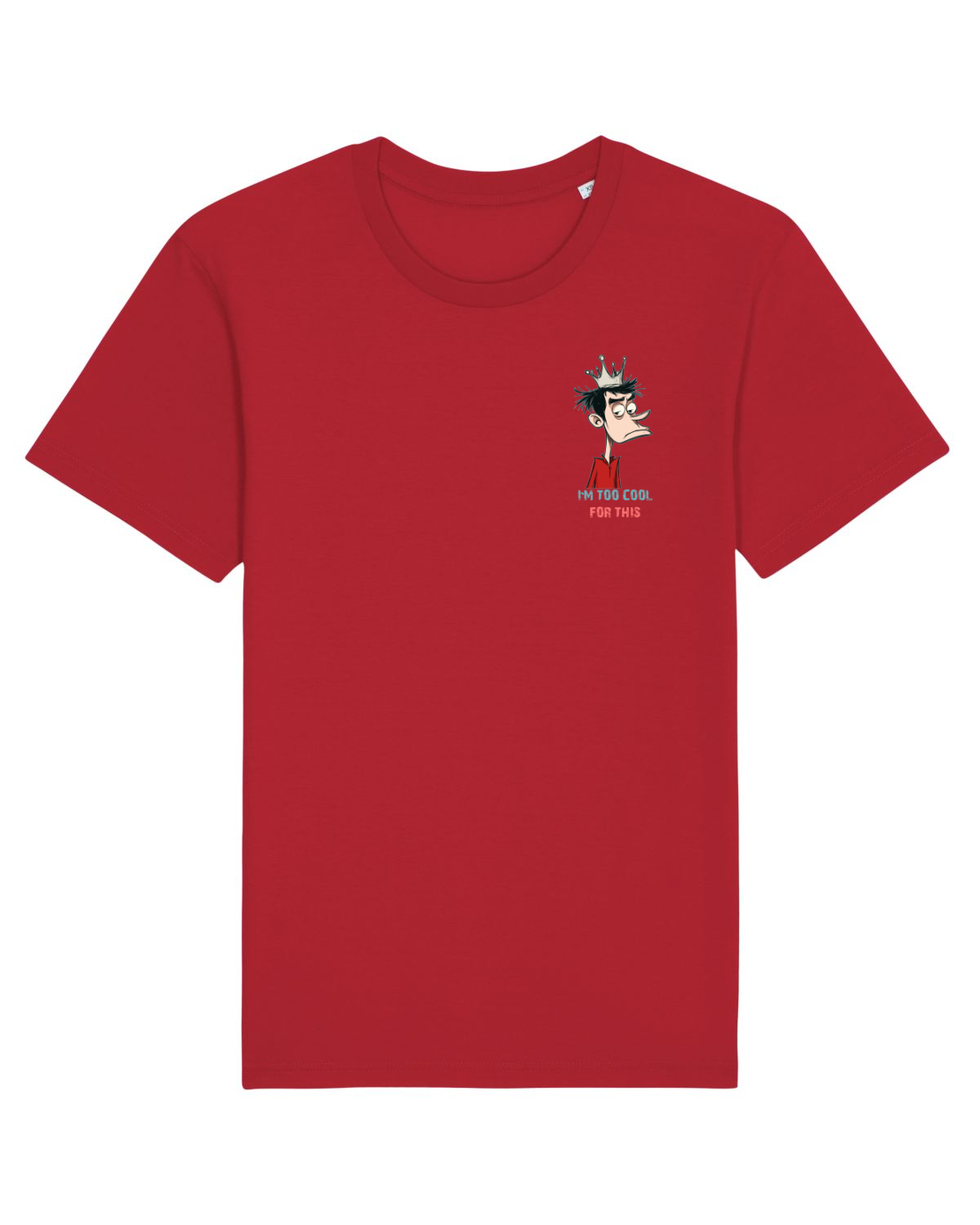 Tricou mânecă scurtă Unisex Rocker Red
