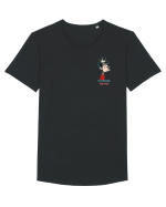 I`M TOO COOL FOR THIS - print 2 lateral Tricou mânecă scurtă guler larg Bărbat Skater