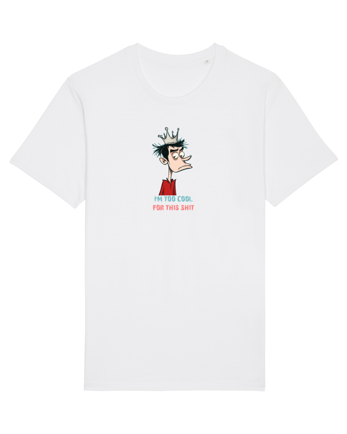 Tricou mânecă scurtă Unisex Rocker White