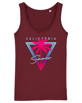 Summer palm Burgundy