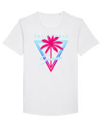 Summer palm Tricou mânecă scurtă guler larg Bărbat Skater