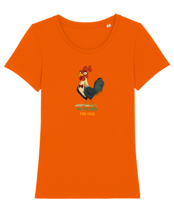 I`M TOO COOL FOR THIS - COCOS Bright Orange