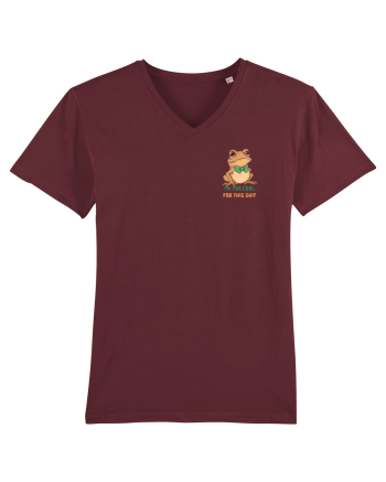 I`M TOO COOL FOR THIS SH*T -BROSCOI lateral Burgundy