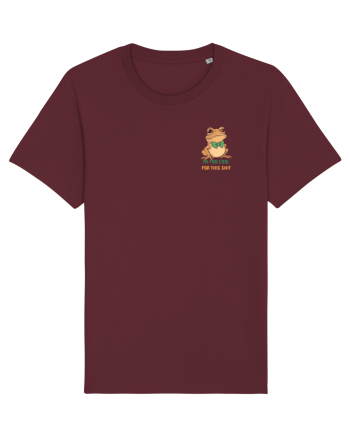 I`M TOO COOL FOR THIS SH*T -BROSCOI lateral Burgundy