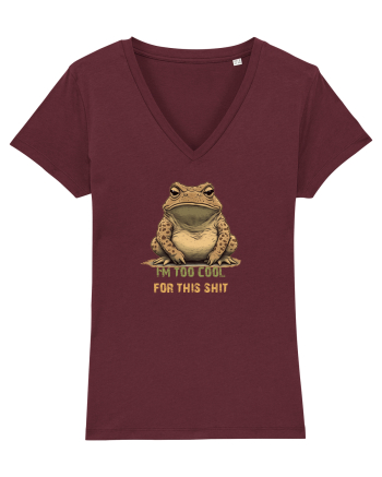 I`M TOO COOL FOR THIS SH*T -BROSCOI 2 Burgundy