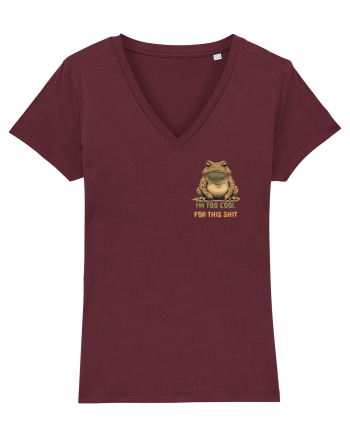 I`M TOO COOL FOR THIS SH*T -BROSCOI 2  lateral Burgundy