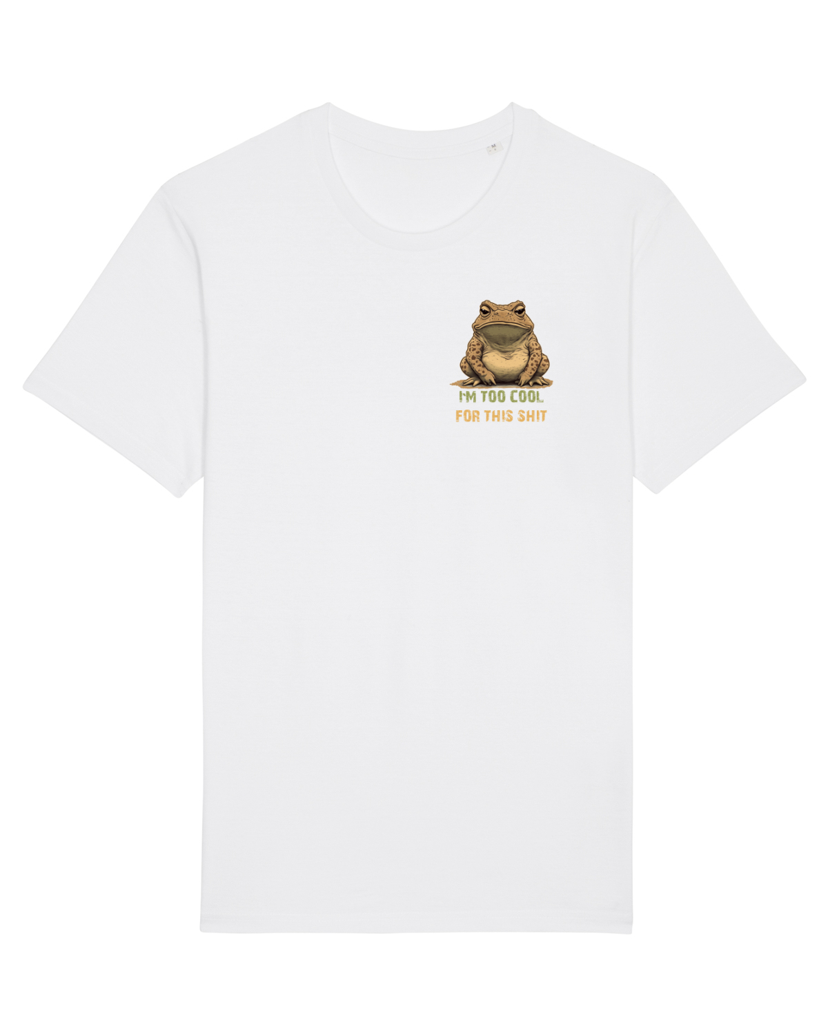 Tricou mânecă scurtă Unisex Rocker White