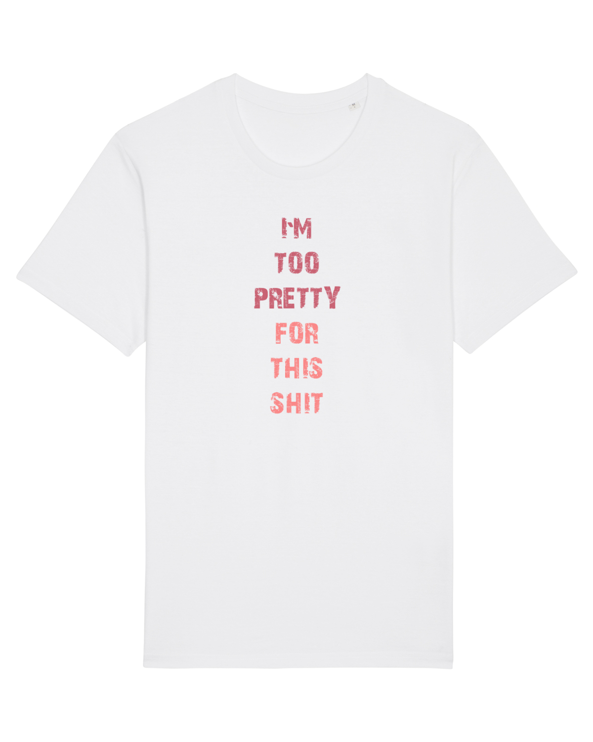 Tricou mânecă scurtă Unisex Rocker White