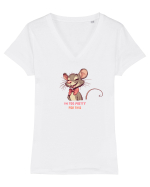 I`M TOO PRETTY FOR THIS - SOARECE Tricou mânecă scurtă guler V Damă Evoker