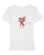 I`M TOO PRETTY FOR THIS - SOARECE Tricou mânecă scurtă guler larg fitted Damă Expresser