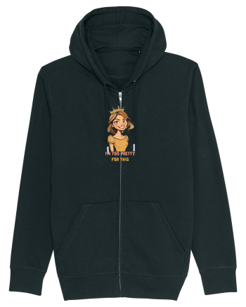 I`M TOO PRETTY FOR THIS - PRINTESA Black