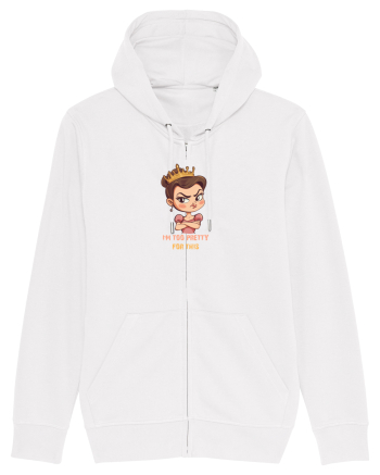 I`M TOO PRETTY FOR THIS  - PRINTESA 2 White