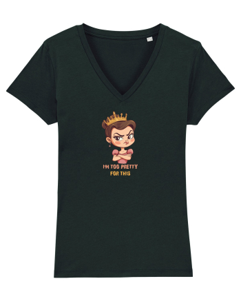 I`M TOO PRETTY FOR THIS  - PRINTESA 2 Black