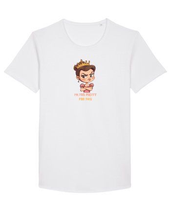 I`M TOO PRETTY FOR THIS  - PRINTESA 2 White