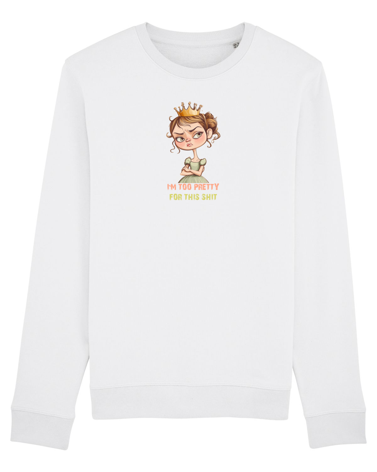 Bluză mânecă lungă Unisex Rise White