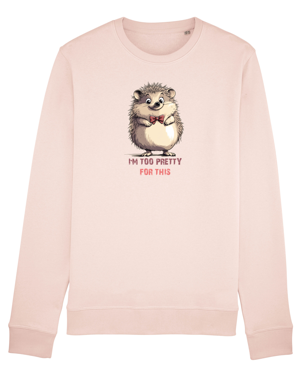 Bluză mânecă lungă Unisex Rise Candy Pink