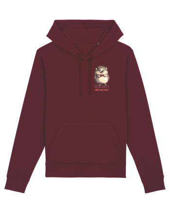 I`M TOO PRETTY FOR THIS  SH*T - ARICI lateral Burgundy