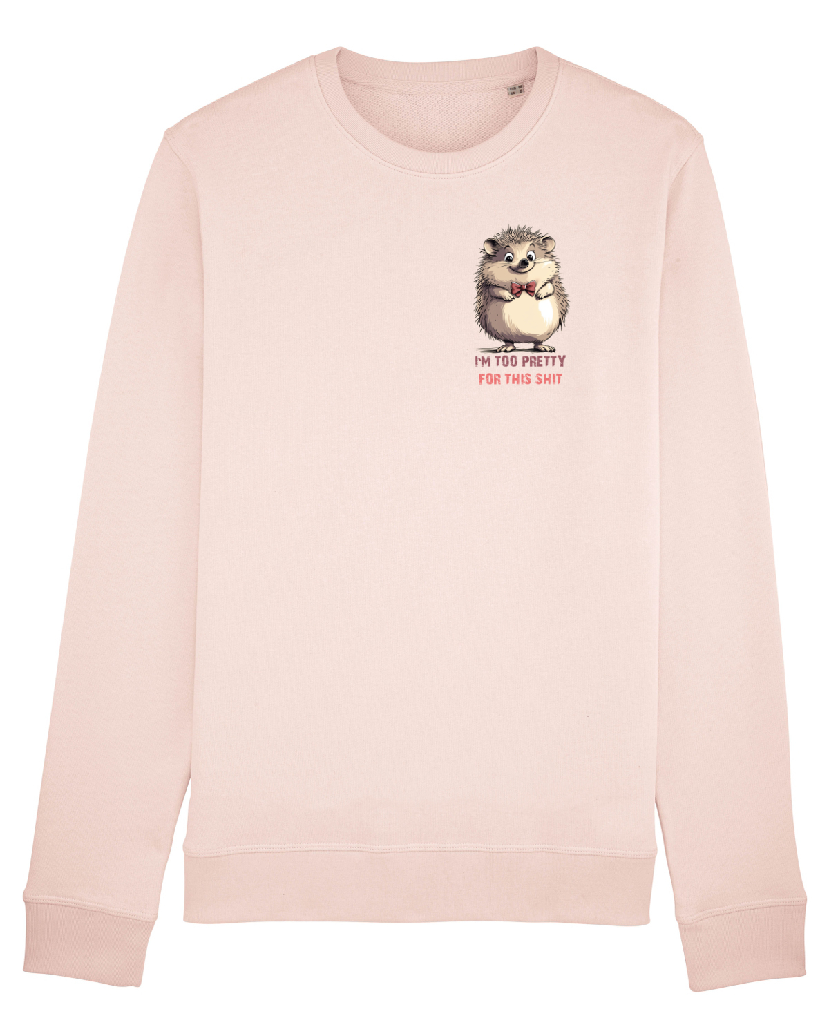 Bluză mânecă lungă Unisex Rise Candy Pink