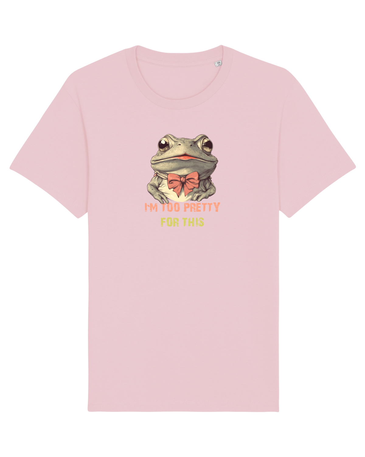 Tricou mânecă scurtă Unisex Rocker Cotton Pink