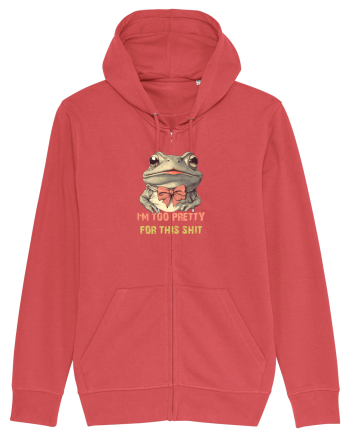 I`M TOO PRETTY FOR THIS SH*T - BROASCA Carmine Red