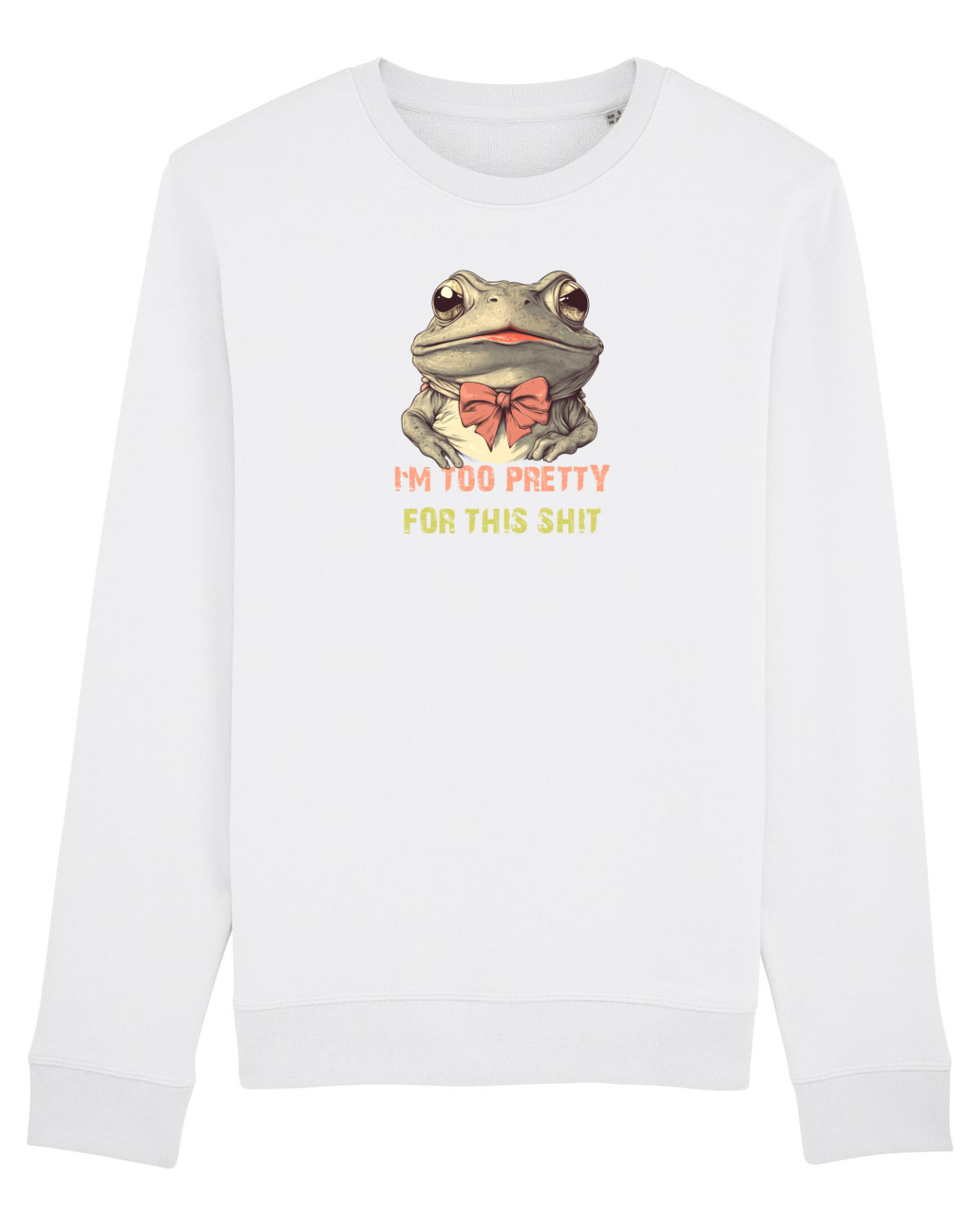Bluză mânecă lungă Unisex Rise White