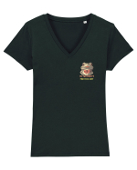 I`M TOO PRETTY FOR THIS SH*T - BROASCA lateral Tricou mânecă scurtă guler V Damă Evoker