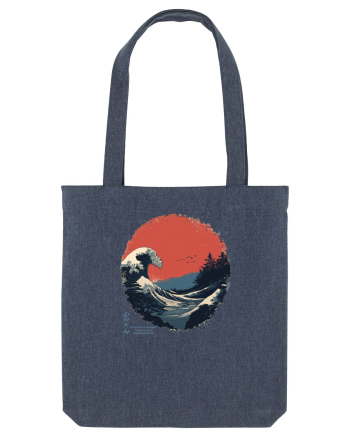 JAPONIA - THE GREAT WAVE OFF KANAGAWA  Midnight Blue