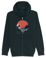 JAPONIA - THE GREAT WAVE OFF KANAGAWA  Hanorac cu fermoar Unisex Connector