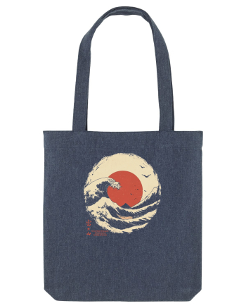 JAPONIA - THE GREAT WAVE OFF KANAGAWA 2  Midnight Blue
