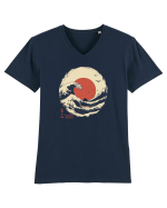 JAPONIA - THE GREAT WAVE OFF KANAGAWA 2  Tricou mânecă scurtă guler V Bărbat Presenter