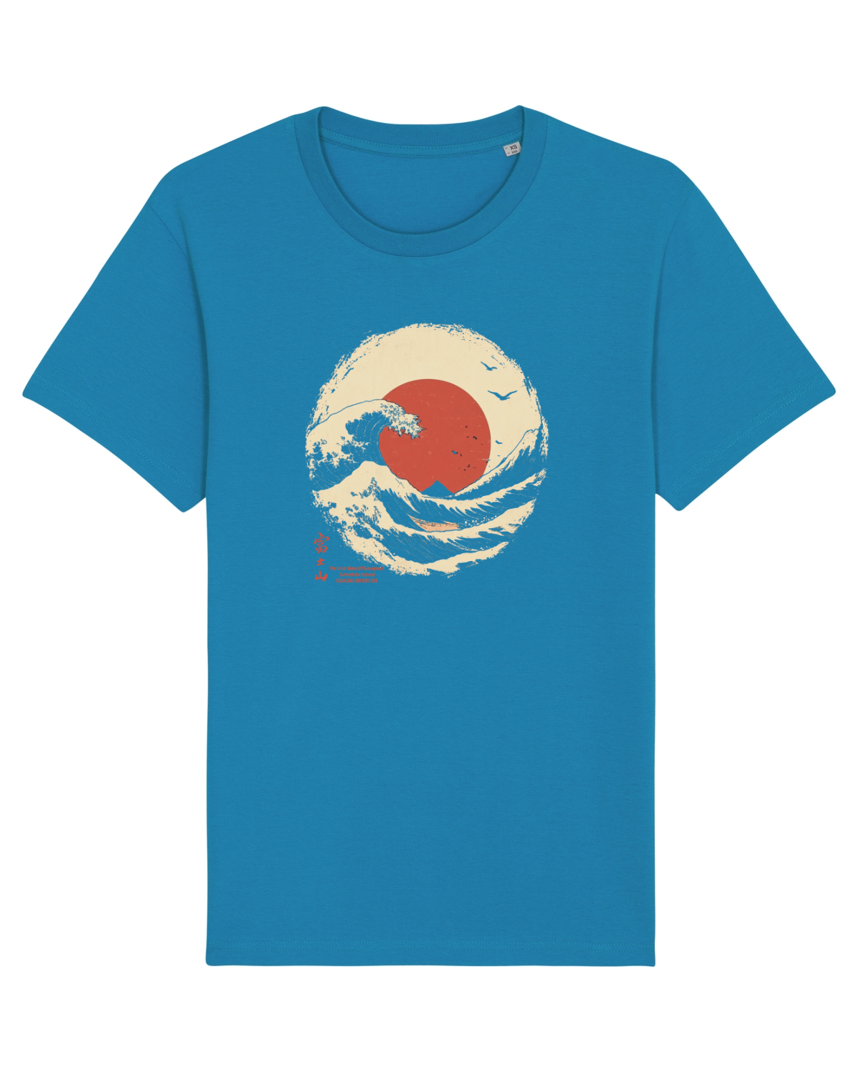 Tricou mânecă scurtă Unisex Rocker Azur
