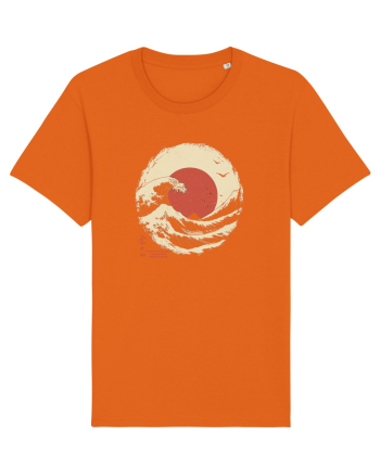 JAPONIA - THE GREAT WAVE OFF KANAGAWA 2  Bright Orange