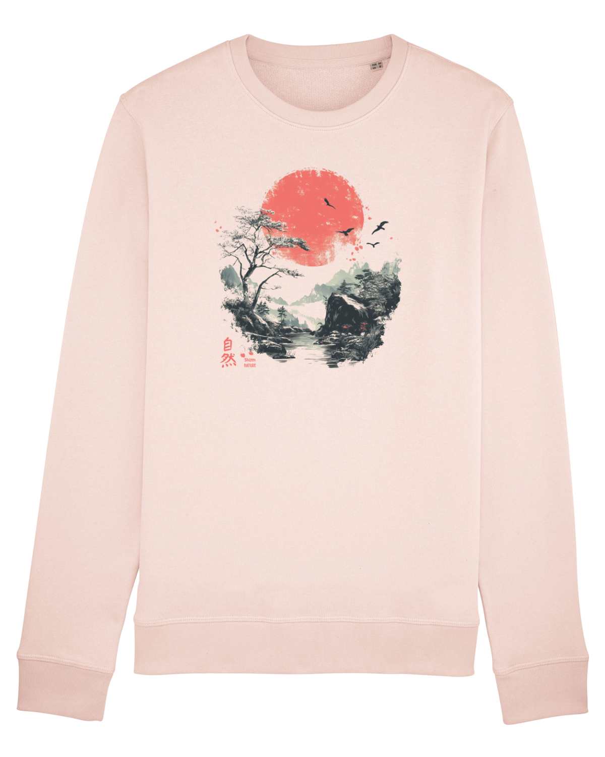 Bluză mânecă lungă Unisex Rise Candy Pink