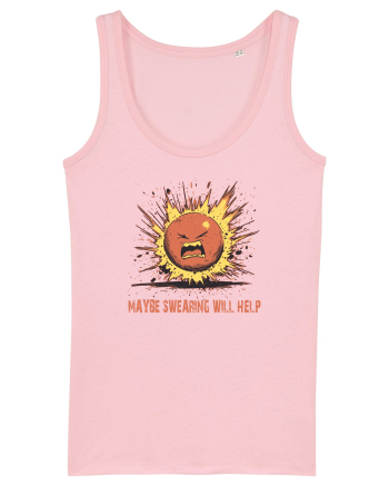 MAYBE SWEARING WILL HELP - O INJURATURA AJUTA 1 Cotton Pink
