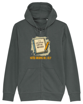 MAYBE SWEARING WILL HELP - O INJURATURA AJUTA 3 Anthracite