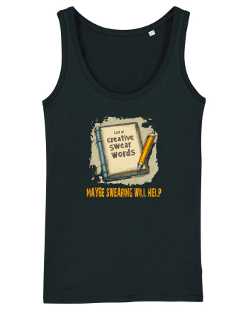 MAYBE SWEARING WILL HELP - O INJURATURA AJUTA 3 Black