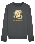 MAYBE SWEARING WILL HELP - O INJURATURA AJUTA 3 Bluză mânecă lungă Unisex Rise