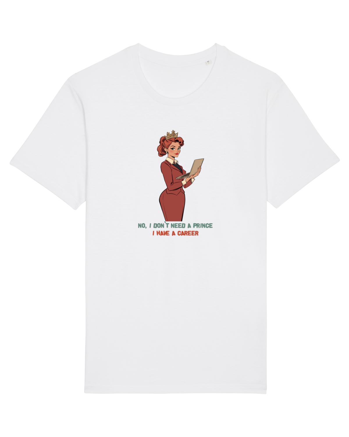 Tricou mânecă scurtă Unisex Rocker White